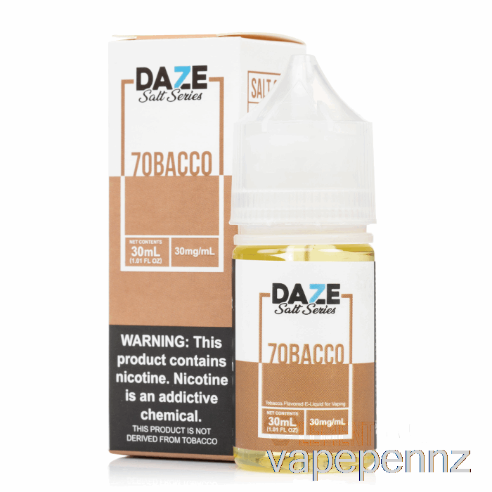 7obacco - 7 Daze Salt - 30mL 30mg VAPE NZ